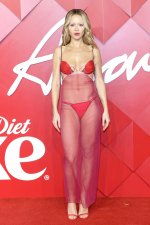 Rita Ora in red sheer gown  (9).jpg