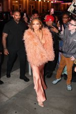 Jennifer Lopez areola nipslip at Ring Them Bells Celebration (5).jpg