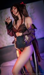 Aery Tiefling cosplay Hutao - Genshin Impact (25).jpg