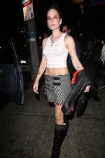 Halsey - goes braless for a night out at the Rainbow Bar  (7).jpg