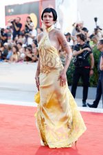 Halsey Nipple Pokies in a Sexy Dress at the Venice Film Festival (11).jpg