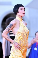 Halsey Nipple Pokies in a Sexy Dress at the Venice Film Festival (5).jpg