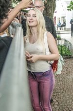 Zara Larsson - was seen smiling as she greeted fans outside her hotel in Rio  (3).jpg