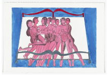 Louise Bourgeois. Eight in Bed. 1998 MoMA.png