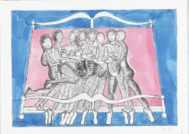 Louise Bourgeois. Eight in Bed (1998).png