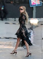 Margot Robbie - arriving at the Jimmy Kimmel Live in Los Angeles 2.jpg