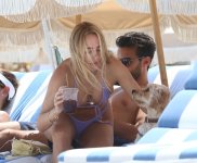 Kimberley Garner - sports a cute purple bikini  (23).jpg