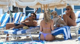 Kimberley Garner - sports a cute purple bikini  (24).jpg