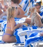Kimberley Garner - sports a cute purple bikini  (10).jpg