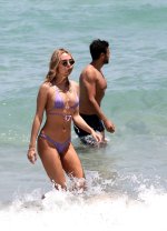 Kimberley Garner - sports a cute purple bikini  (2).jpg