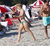 Zara Larsson in a Bikini at the Beach (19).jpg