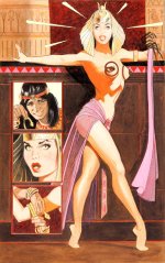 Bettie Page Queen of the Nile 1 1999 art by Jim Silke.jpg